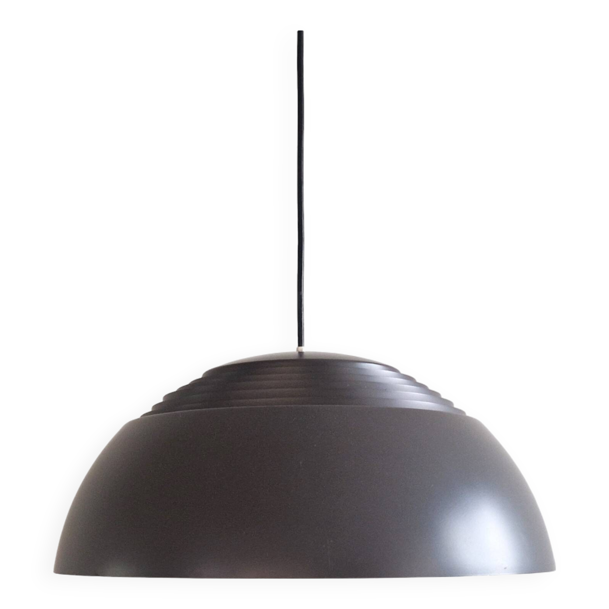 Dark brown 'AJ Royal' pendant lamp by Arne Jacobsen for Louis Poulsen, Denmark 1958