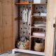 Wardrobe girl 2 doors pale pink