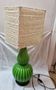 Vintage enamelled ceramic lamp from 1970