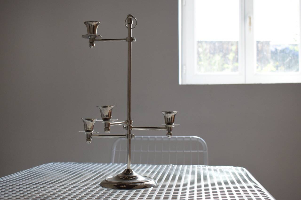 Vintage metal candlestick/candle holder