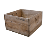 Square wooden box