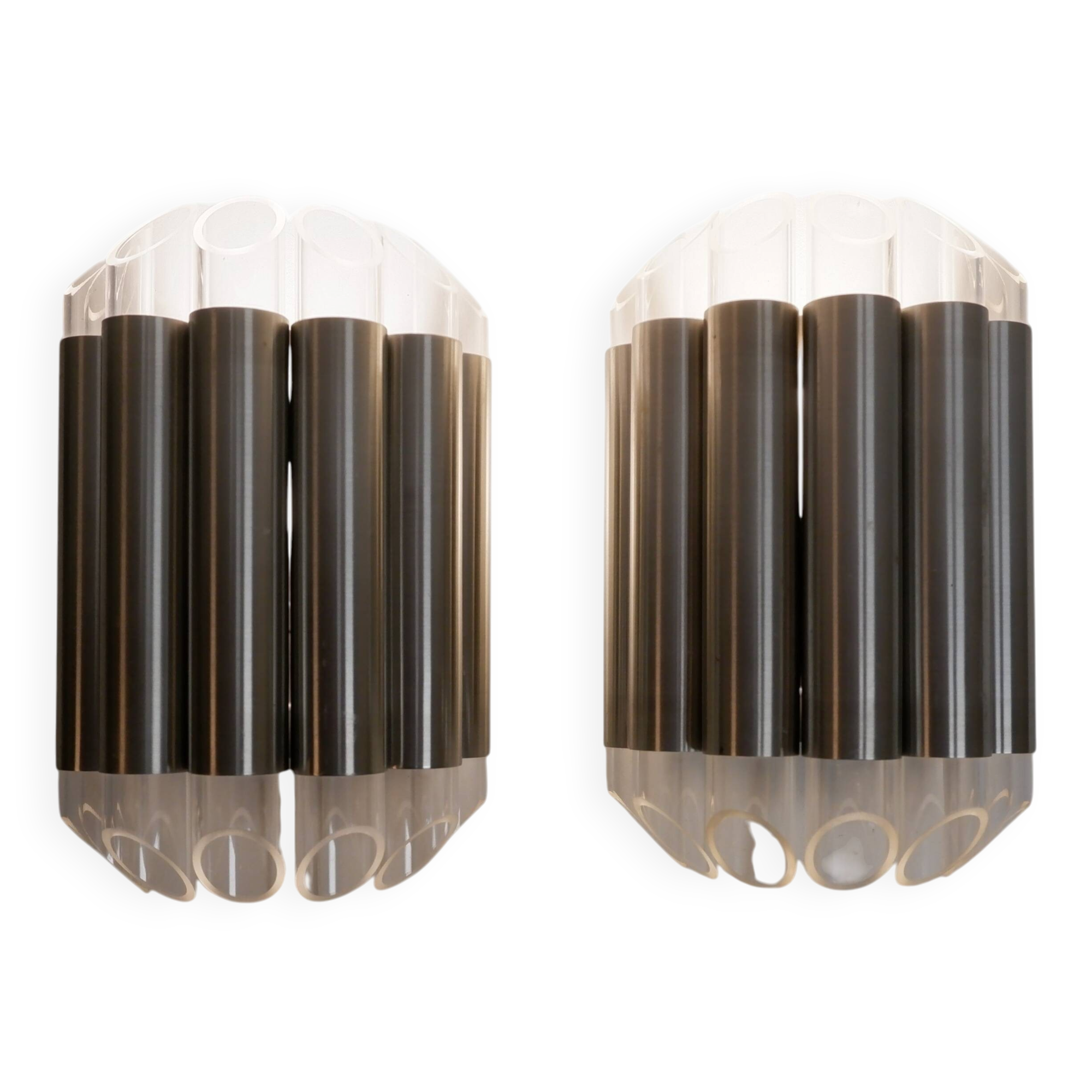 Set of 2 RAAK septiem wall lamps, 1960s