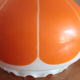 Vintage ceiling chandelier 70s orange