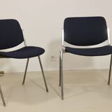 Pair of 2 vintage chairs DSC 106 by Giancarlo Piretti for Anonima Casteli 1965.Ref : CAT