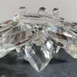 Crystal Flower Paperweight Sculpture