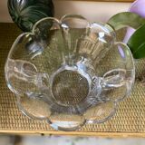 Molded pressed glass cup