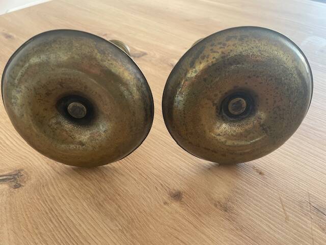 Pair of antique candlesticks