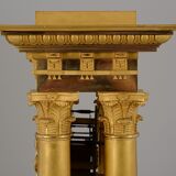 Pendulum portico period restoration bronze dore early nineteenth