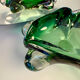 Green Murano glass vide-poche / ashtray from 1970