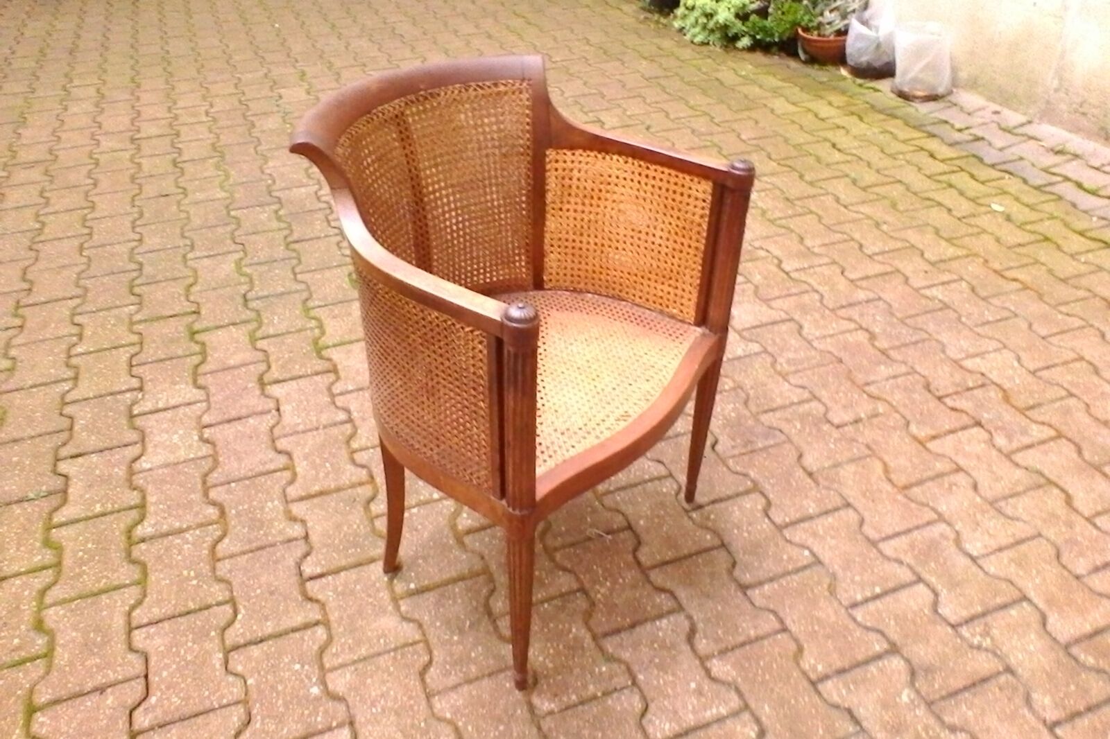 19th end cane Chair