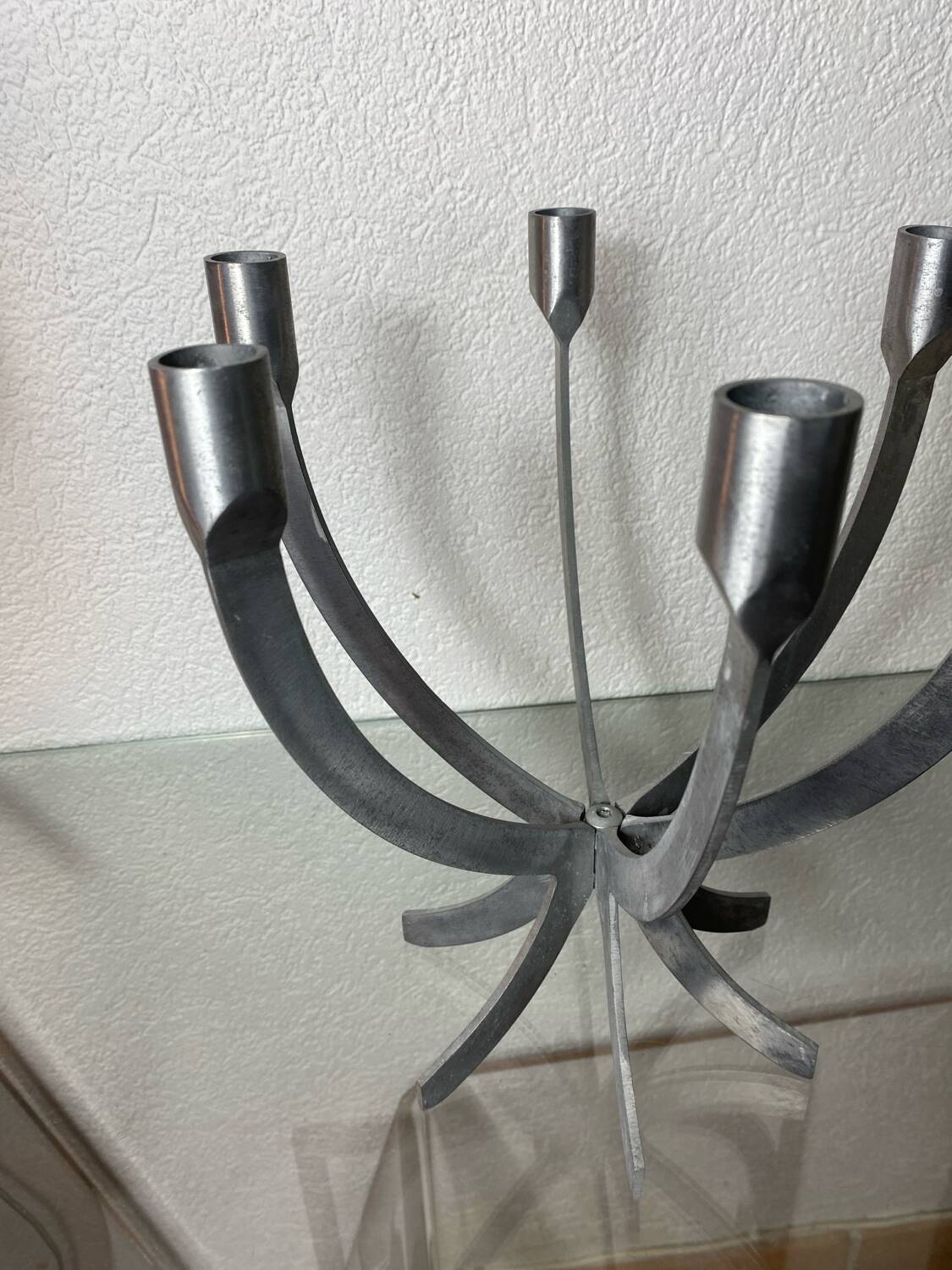 Sigga Heimis aluminum six-branched candlestick