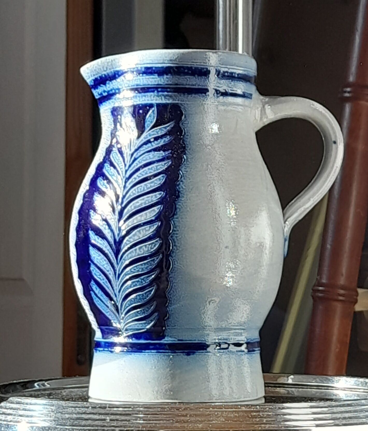 Vase or pitcher in sandstone from Alsace 60s
