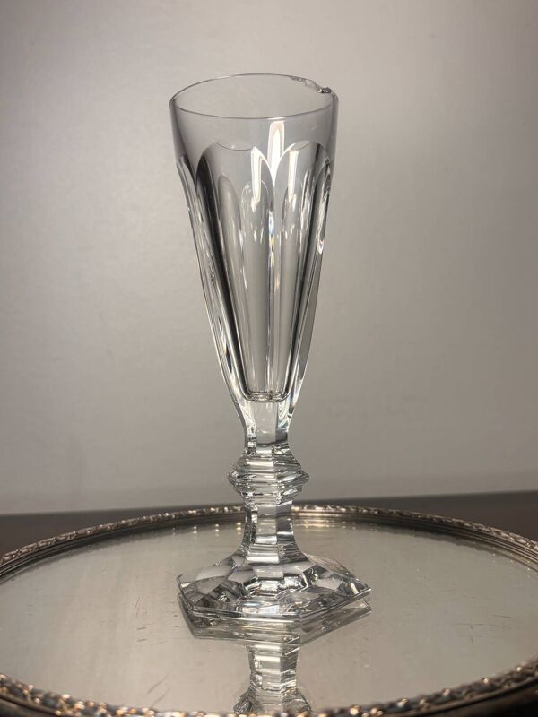 Flûte Baccarat Harcourt 1841 signée