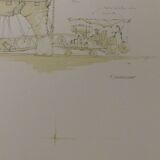 Original lithograph signed and numbered François Delaroziere L'éléphant, 2008.