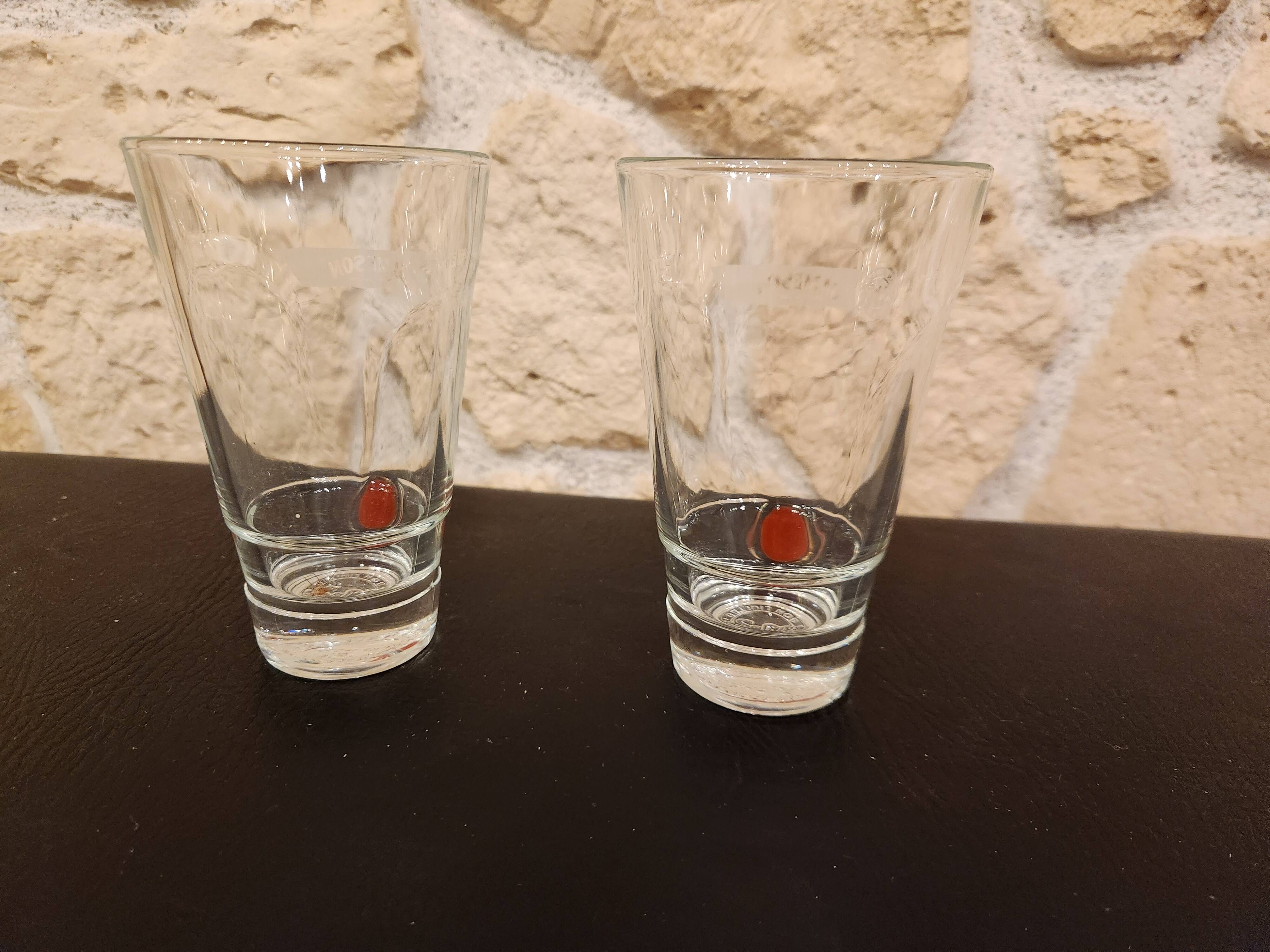 Set of 2 vintage Jameson whiskey glasses