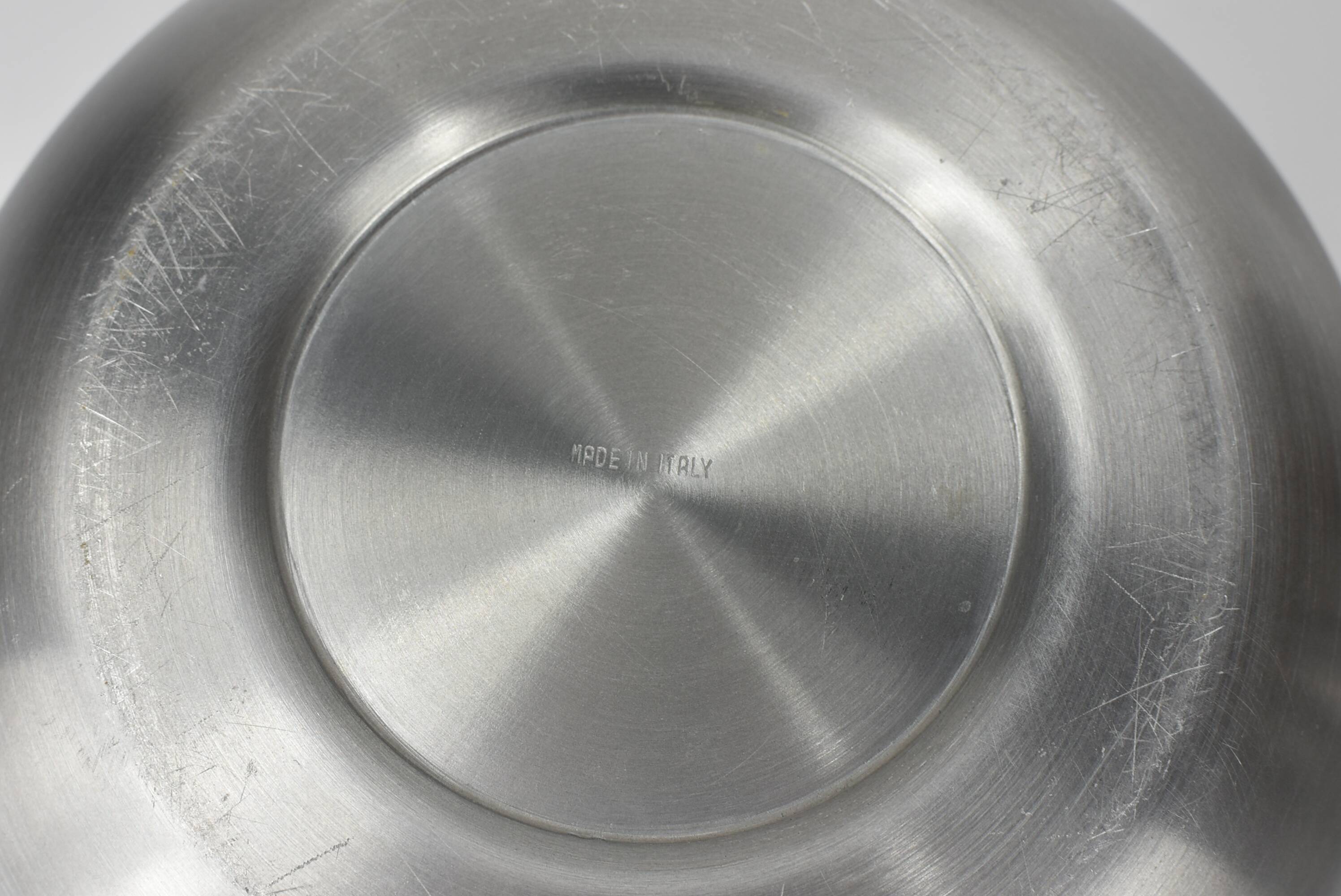 Pear-shaped ice bucket.