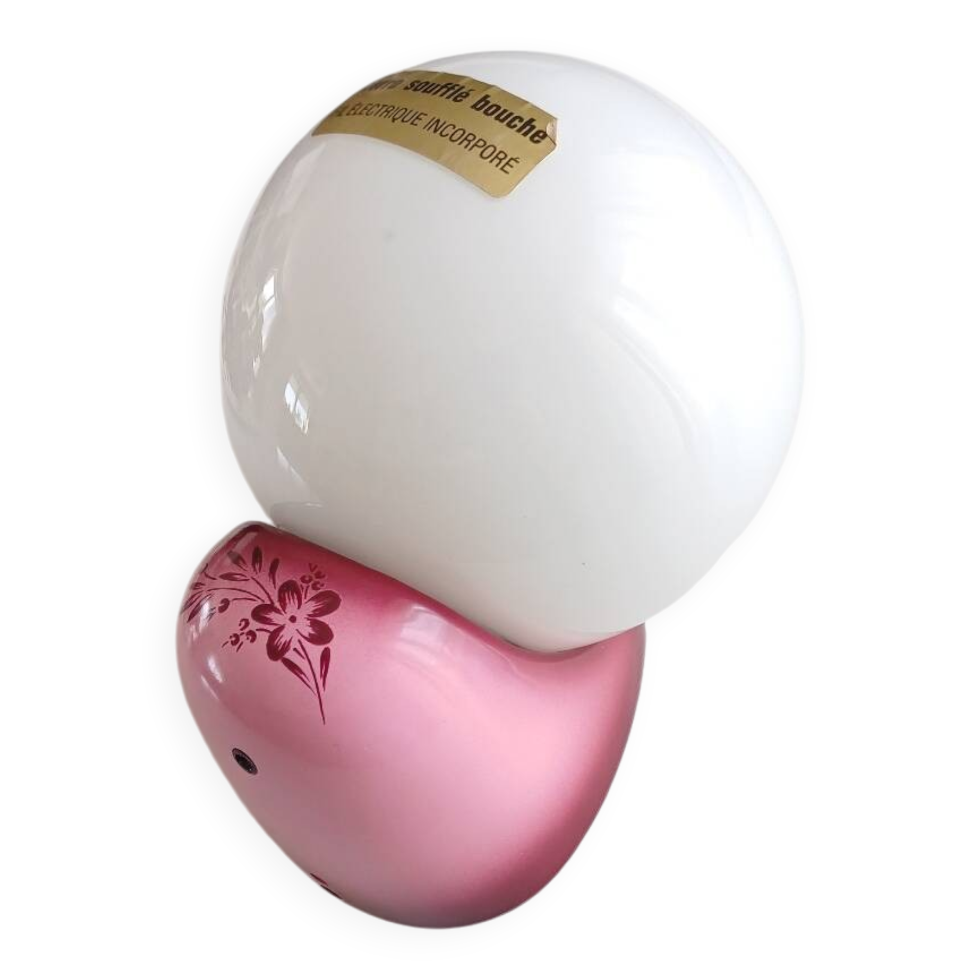 Space age wall light, globe. Tissot France.