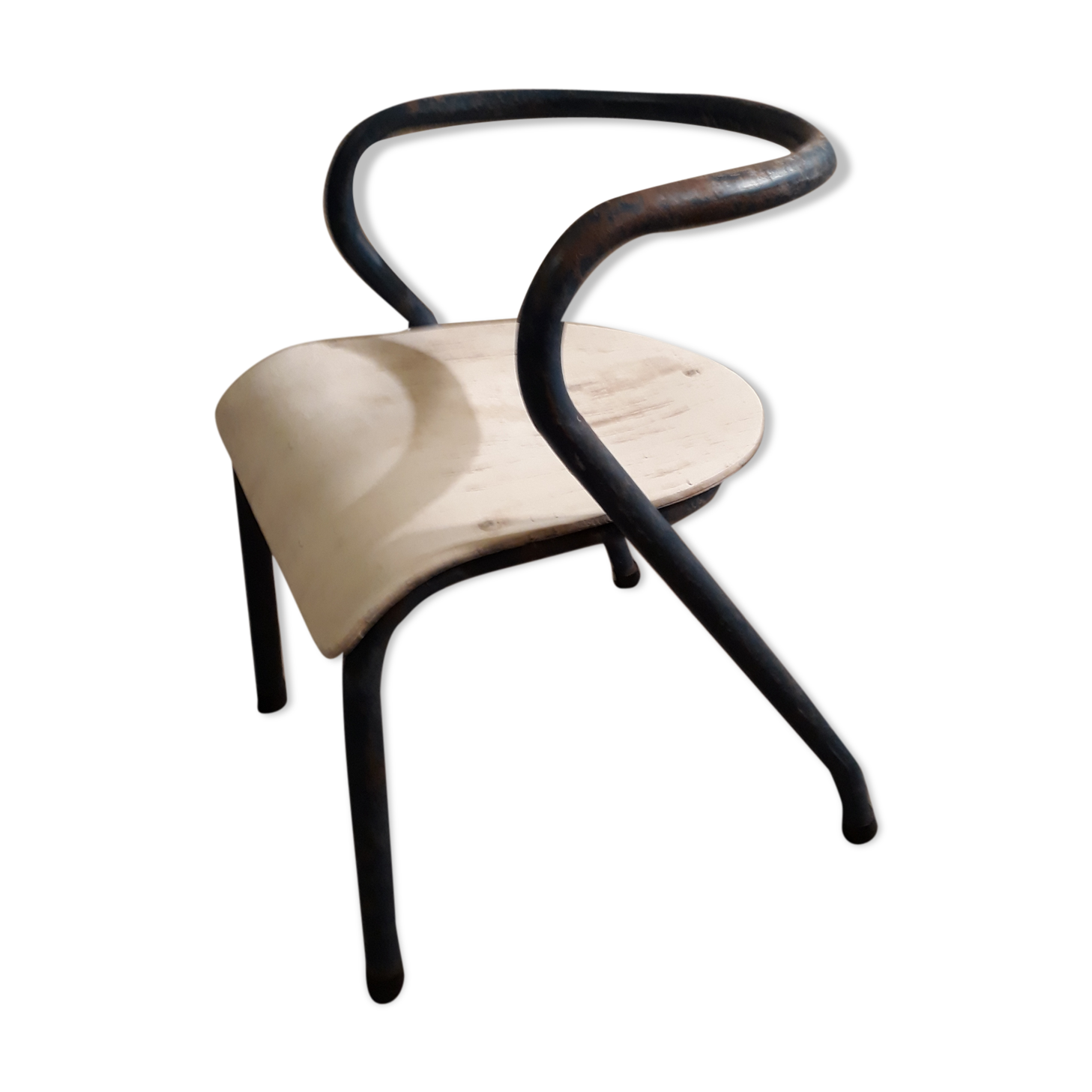 Chaise Mullca design de Jacques Hitier vers 1950