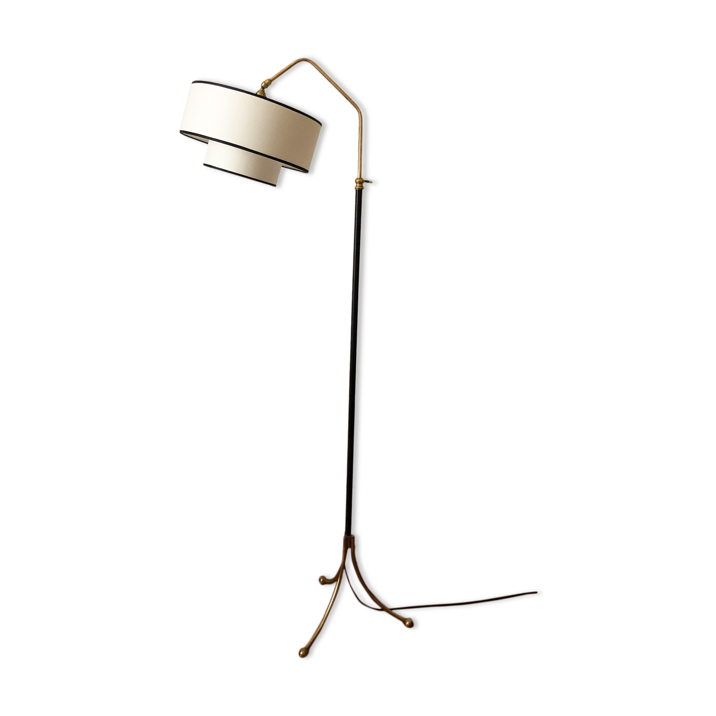 Triple floor lamp rises down 1950-1960