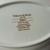 Ancien petit ravier, tulipe, en céramique, villeroy & boch