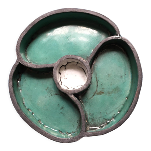 Plat en raku avec 4 compartiments