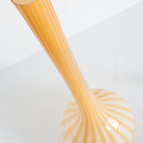 VINTAGE BLOWN GLASS XL vase - France, 1960s