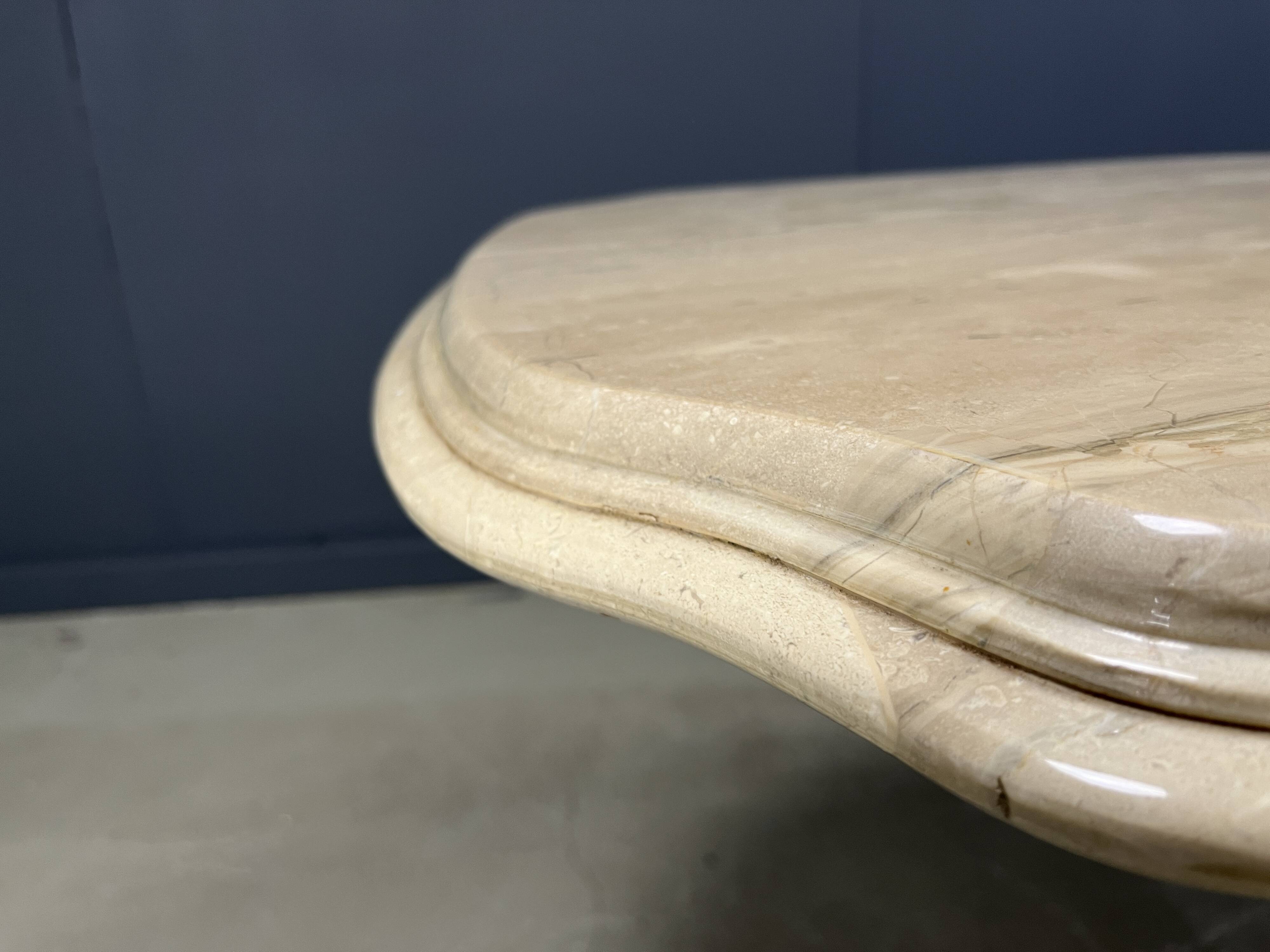 Vintage marble dining table, 1970s