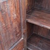 Old wooden cabinet with ceramic handles