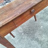 Table ancienne de couvent, meuble vintage