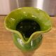Pichet, vase Biot vert vintage