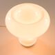 White opaline glass mushroom lamp from Peill & Putzler, Germany 1960s