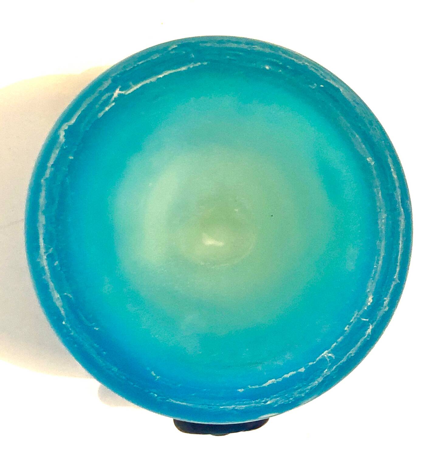 Blue Blown Glass Vase