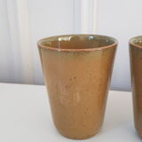 3 stoneware cups