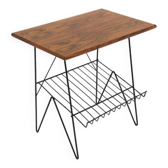 "Stringbord" side table in rosewood, Sweden, 1950