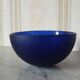 Saladier verre bleu cobalt