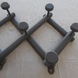 Portemanteau extensible en bois ancien