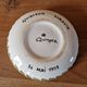 HB Quimper earthenware ashtray - Decorated with a Breton woman - Marked on the back Quiberon Euravia 1959