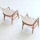 A. Madsen and H. Schubell “Kirsten” lounge chairs Bovenkamp Netherlands 1960