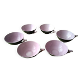 6 Limoges porcelain coffee or tea cups