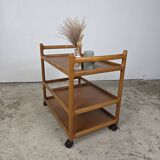 Henning Korch, Silkeborg vintage Danish teak serving trolley