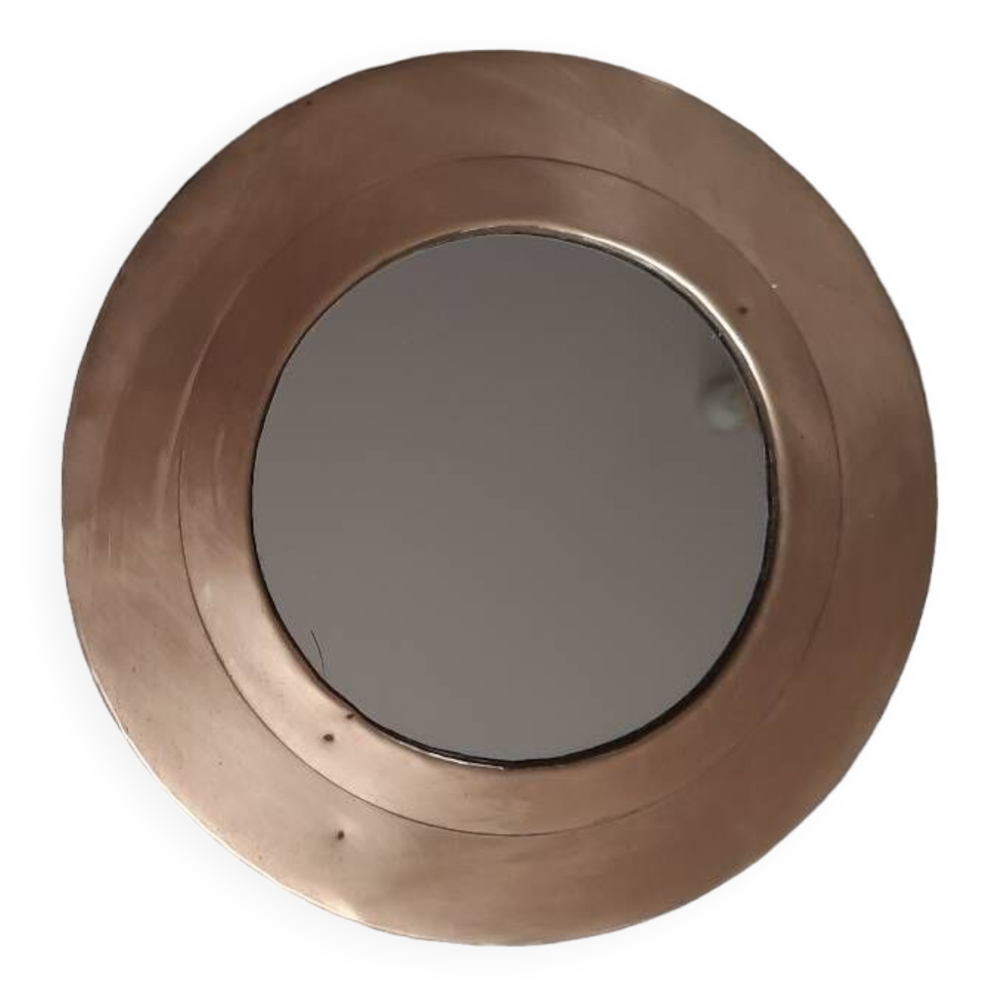 Brass mirror