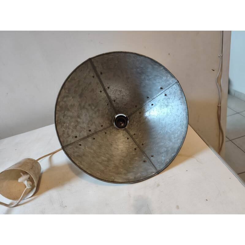 Galvanised metal and brass industrial suspension