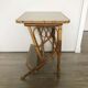 Vintage rattan bedside table