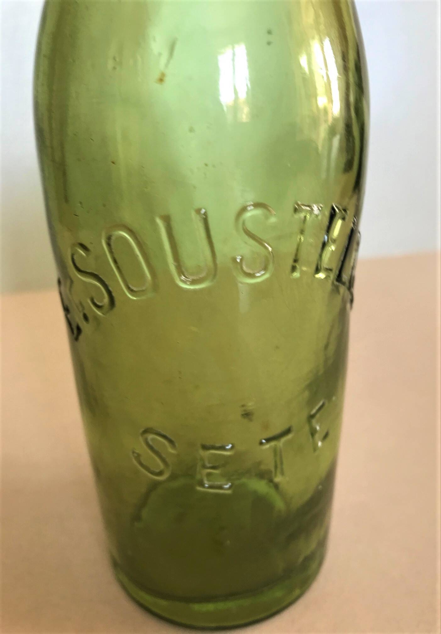 Petite bouteille verre vintage