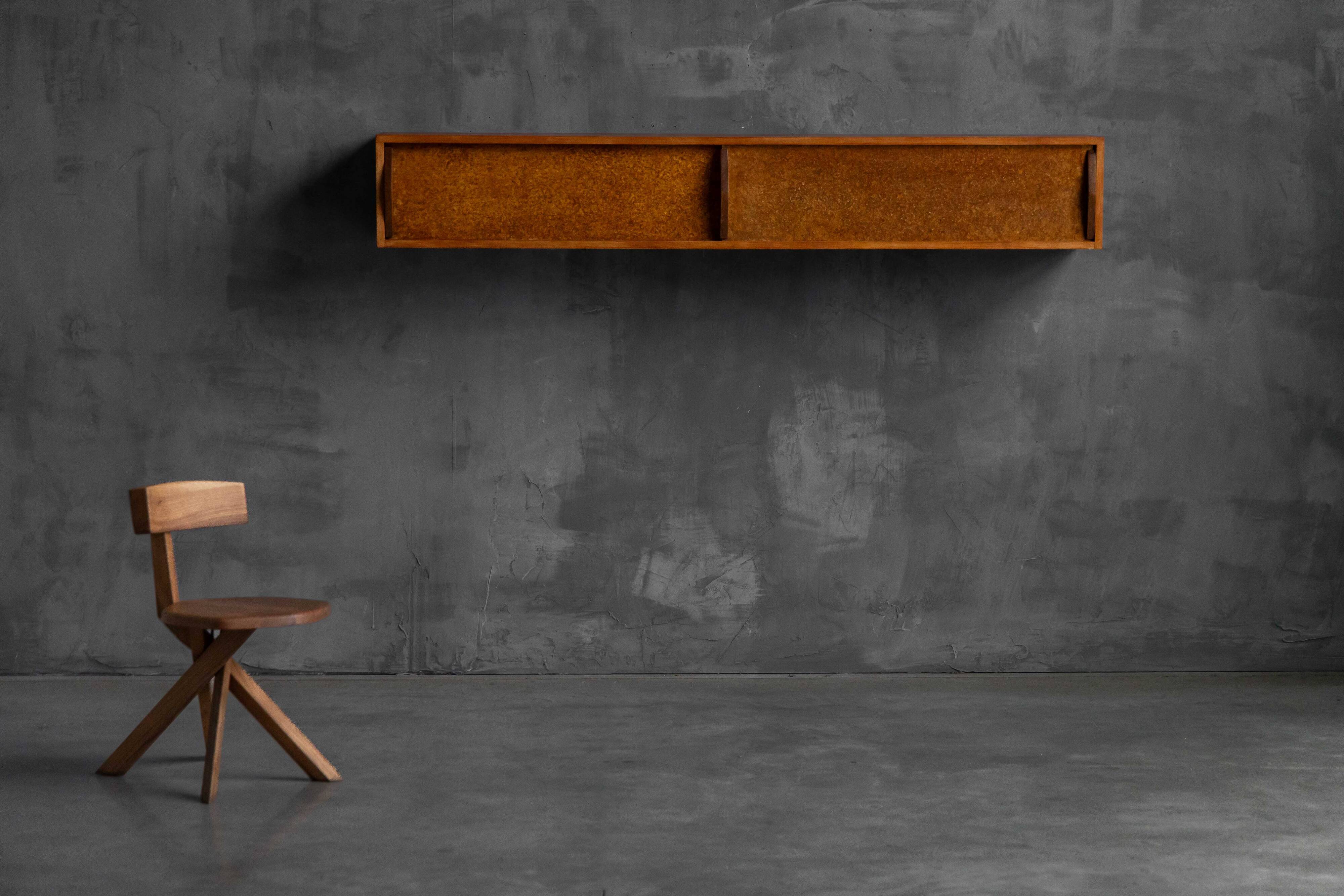 Wall-mounted shelf by Charlotte Perriand & Atelier Jean Prouvé, France, 1954