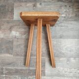 Tripod wood stool