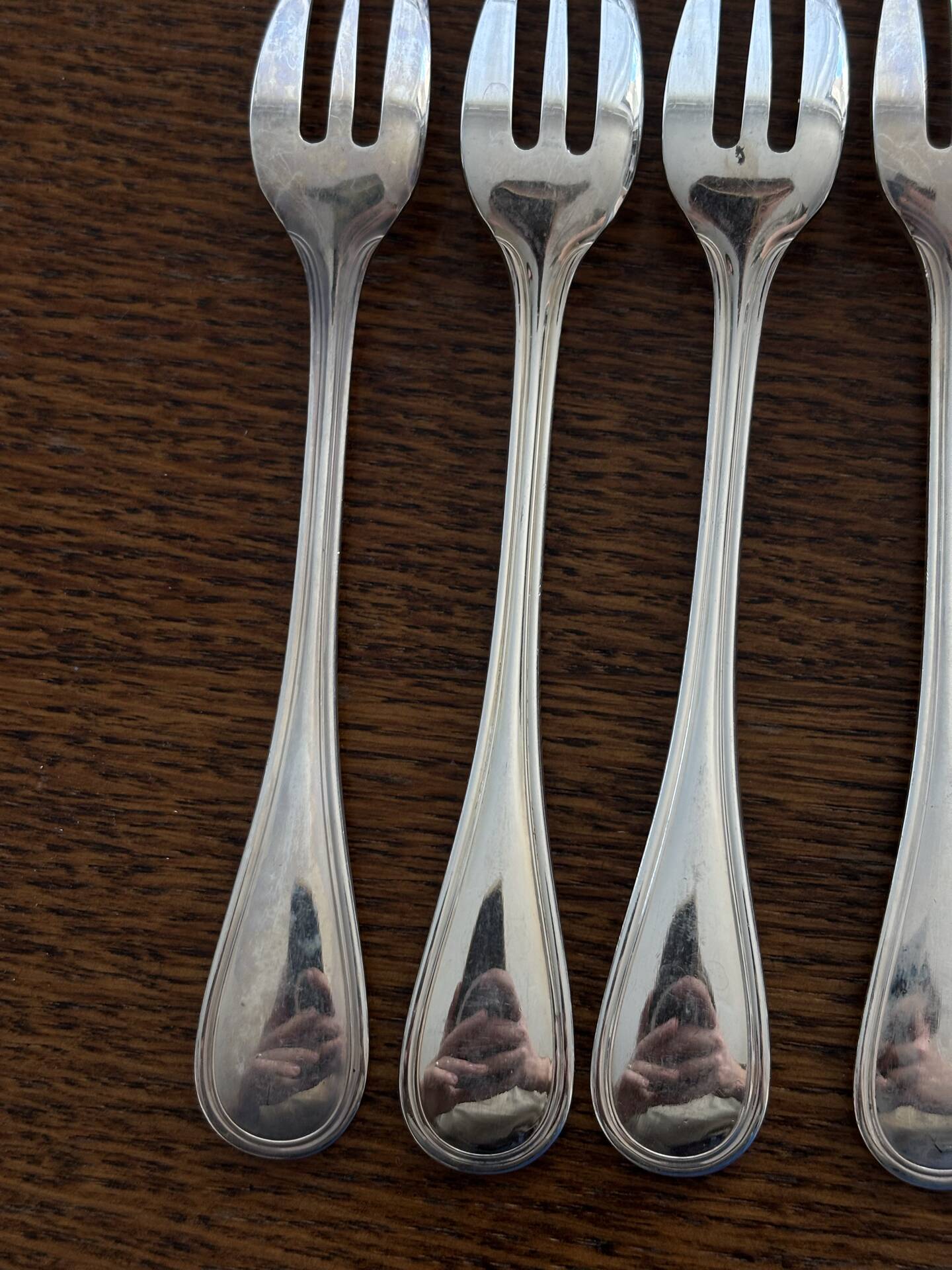 12 Christofle Albi cake forks