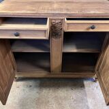 Meuble bas en chêne