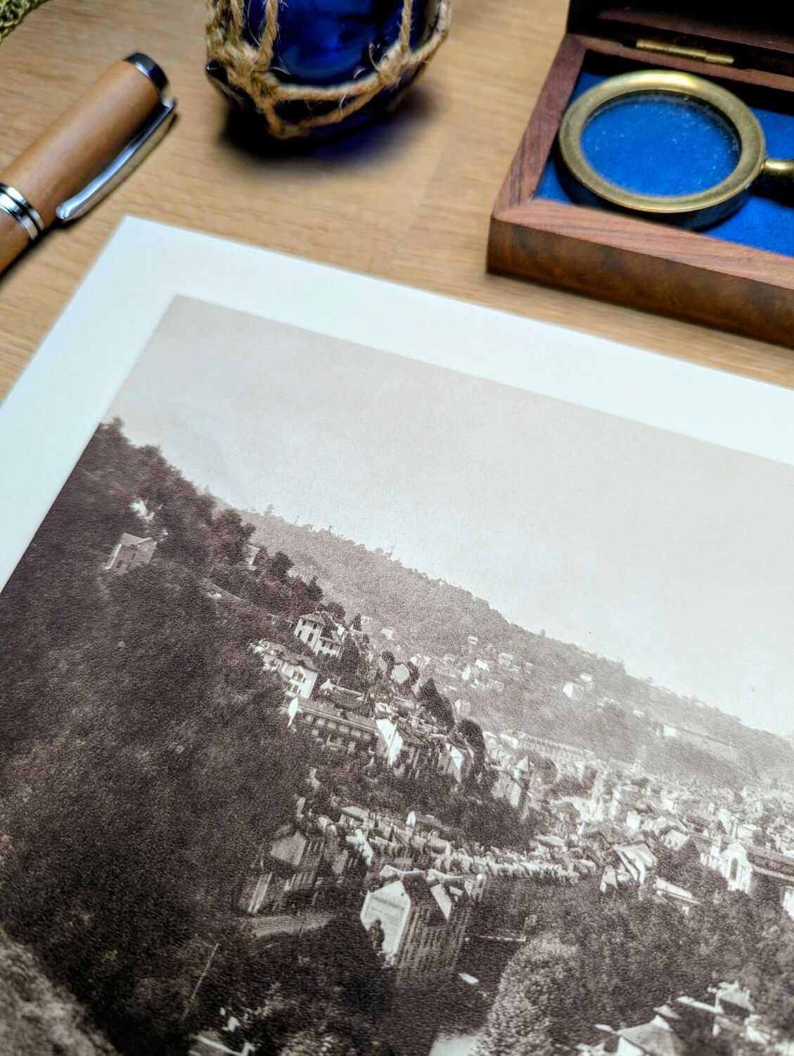 Tulle, Corrèze, photo board printed in 1942.