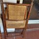 Set of 4 folding chairs old colonial style
